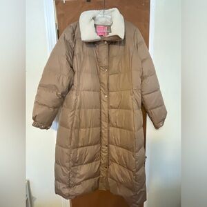 Kate Spade maxi down puffer coat size xl